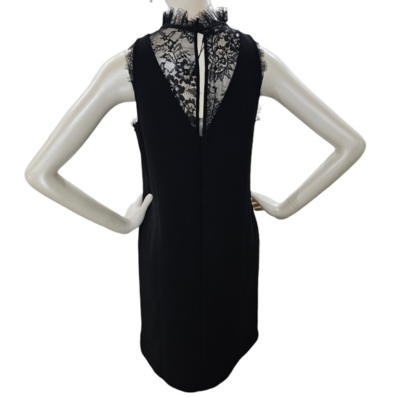 NWT Ted Baker Dress Womens 6 Ted Baker 2 Black Chharis Shift Sleeveless Stretch - Picture 2 of 16